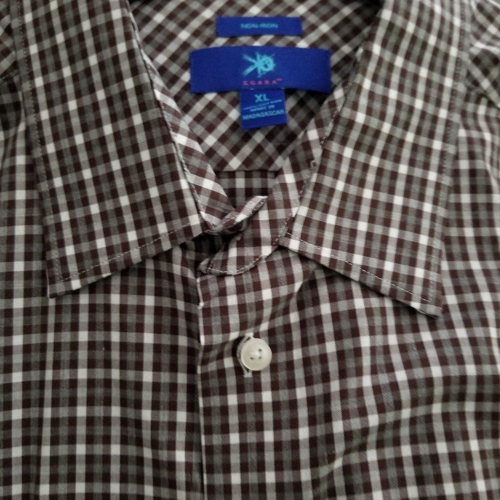 Brown Egara Long Sleeve XL Button Down